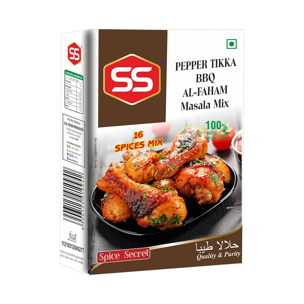 SS MASALAS Pepper Tikka BBQ Al-Faham Masala Mix